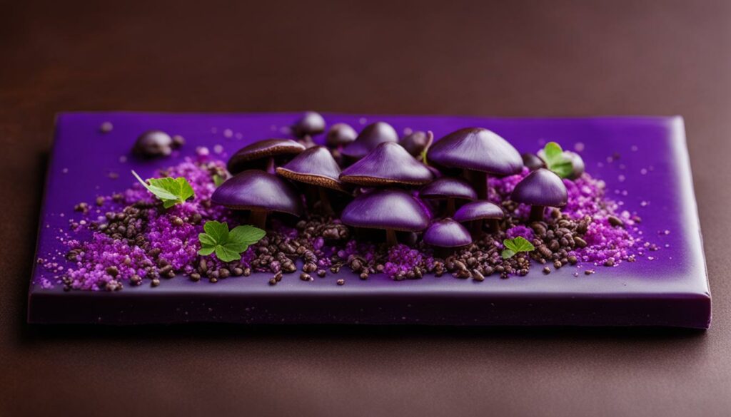 mushroom chocolate bars